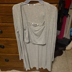 Joah Brown Light Gray Top